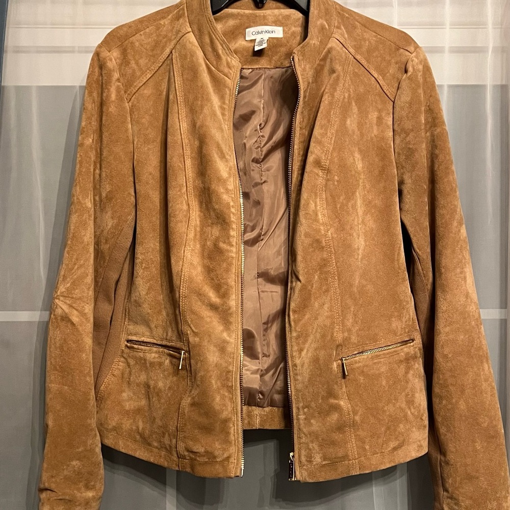 Calvin Klein Faux Suede Jacket